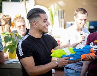 Barbecue Odin Groep collega's 2022